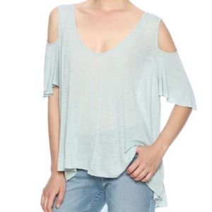 Free People Bittersweet Cold Shoulder Tee